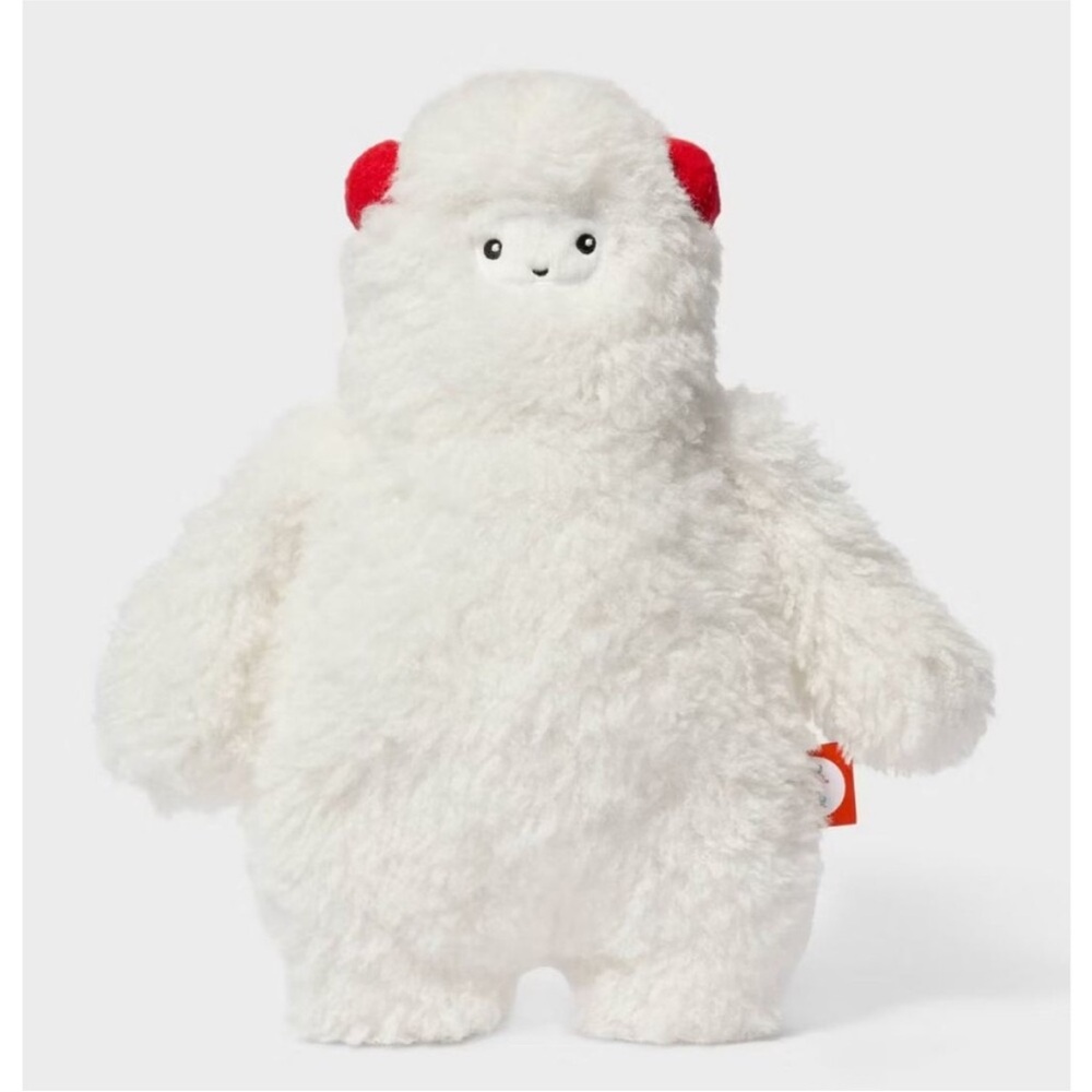 Target 🎯 Exclusive Gigglescape Fluffy Yeti Man Plush Toy with Red Earmuffs - Picture 1 of 4